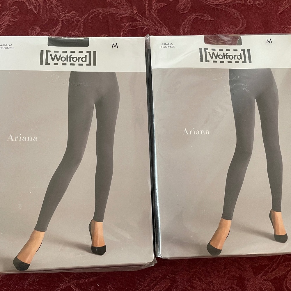 New in package..Wolford ARIANA . Medium Leggings.1 pair left TAR Color